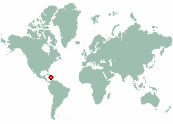 Canrete in world map